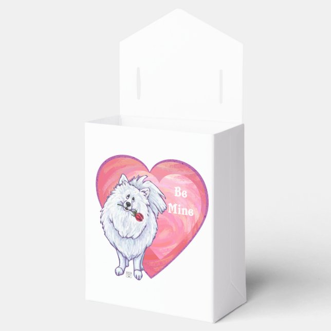 Ballotins Saint Valentin Poméranie Blanche (Ouvert)