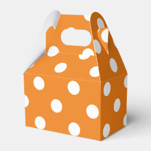 Ballotins Saison Automne Blanc Polka Motif Ballotin