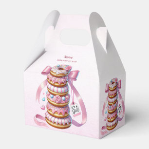 Ballotins Saupoudrer les beignets Ballotin de ruban rose