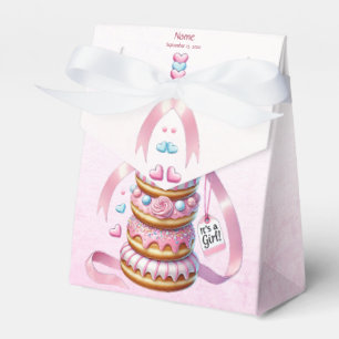 Ballotins Saupoudrer les beignets Ballotin de ruban rose