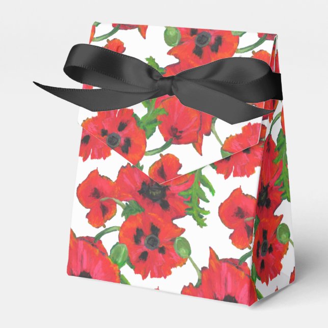 Ballotins Scarlet Oriental Poppies (Verso)