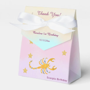 Ballotins Scorpion Céleste Aquarelle 1er Anniversaire