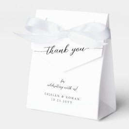 Ballotins Script de calligraphie romantique Mariage noir et 