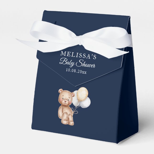 Ballotins Script d'ours mignon N'importe quel Baby shower de (Verso)