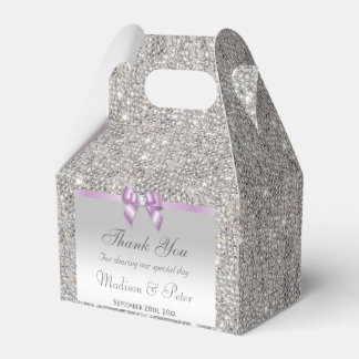 Ballotins Séquins Argent Classique Lilac Bow Diamond