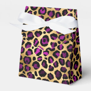 Ballotins Série Purple and Gold Leopard Design 4