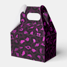 Série Purple and Gold Leopard Design 5
