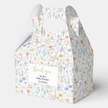 Serviettes pour Baby Shower sur le thème des fleur