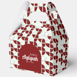 Ballotins SHRIMPLY White Red Motif, Baby shower Aqiqah