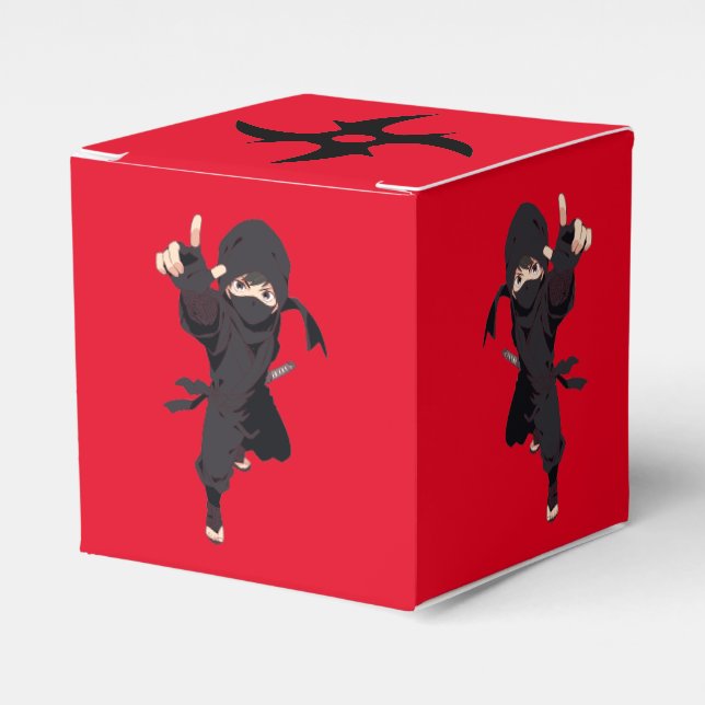 Ballotins Shuriken Design fête d'anniversaire (Verso)