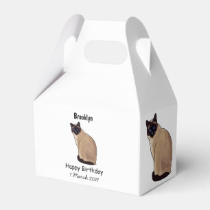 Ballotins Siamese cat cartoon