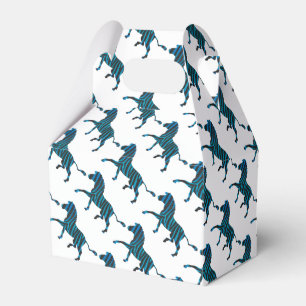 Ballotins Silhouette noire et bleue Zebra