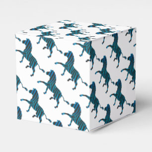 Ballotins Silhouette noire et bleue Zebra