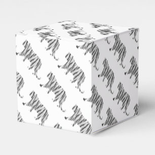 Ballotins Silhouette Tigre noir et blanc