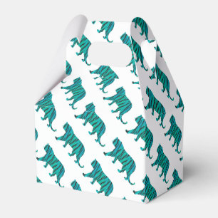 Ballotins Silhouettes noires et Turquoises