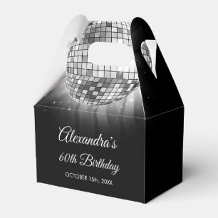 Ballotins Silver 60th Birthday Party 70's Disco Ball