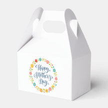 Simple Bonne Fête des Mères Floral Calligraphie | 