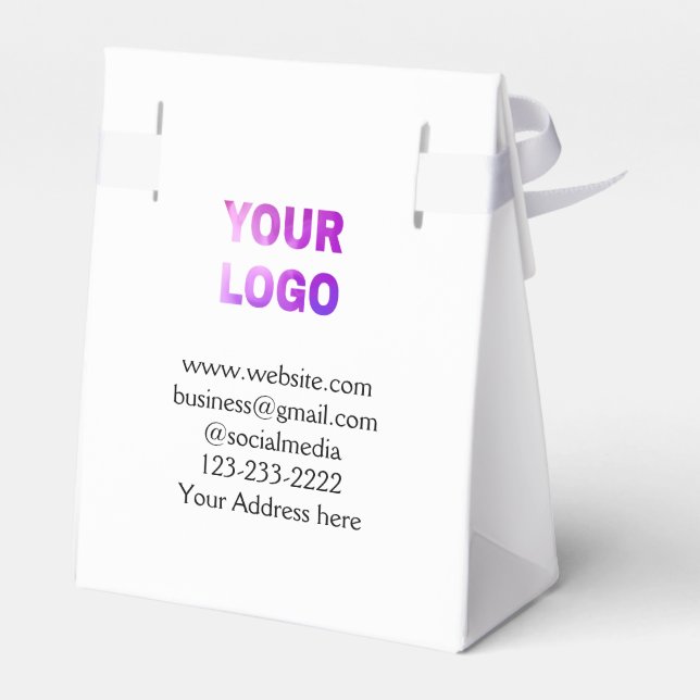Ballotins simple et minimal ajouter votre logo/design ici te (Arrière)