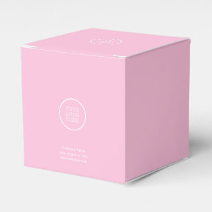 Ballotins Simple Logo d'entreprise minimaliste rose 