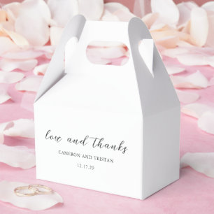 Ballotins Simple Mariage noir et blanc propre
