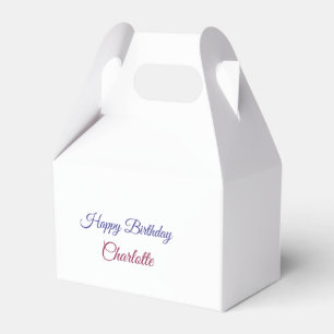 Ballotins SIMPLE MINIMAL.CUTIE AJOUTEZ NOM BÉBÉ joyeux anniv