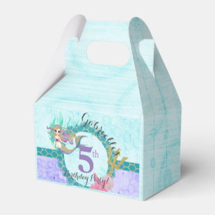 Ballotins Sirène mignonne Teal et fête d'anniversaire