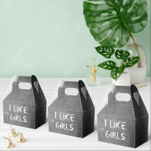 Ballotins SlipperyJoe's J'aime les filles tableau noir sale 