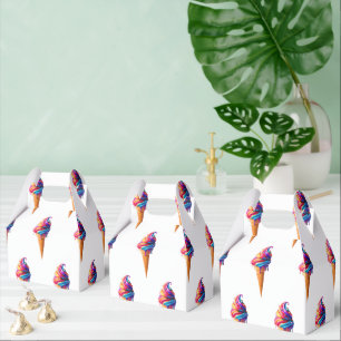Ballotins SlipperyJoe's vibrante crème glacée cone classique