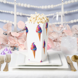 Ballotins SlipperyJoe's vibrante crème glacée cone classique