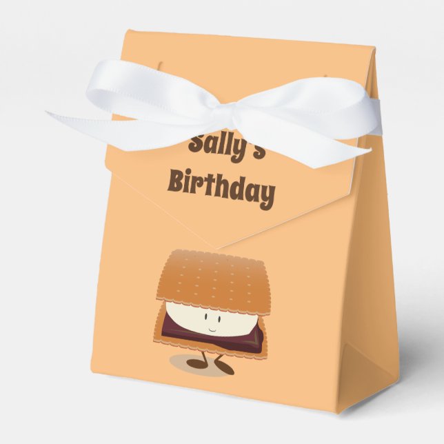 Ballotins Smiling S'more Ballotin avec des mots (Verso)