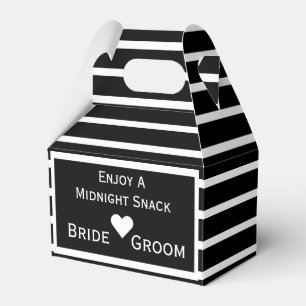 Ballotins Snack de minuit boîte de préférence mariage