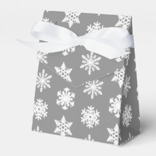 Ballotins Snowflakes Ikat - Gris de charbon et blanc