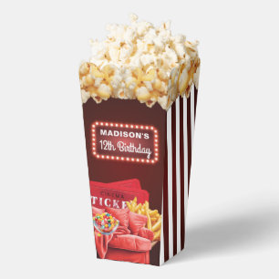 Ballotins Soirée cinéma Anniversaire Personnalisé Canapé rou