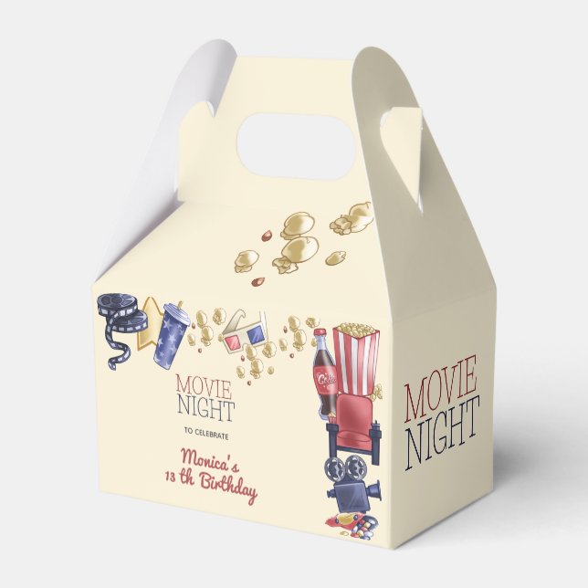 Ballotins Soirée cinéma anniversaire pour enfants (Arrière)
