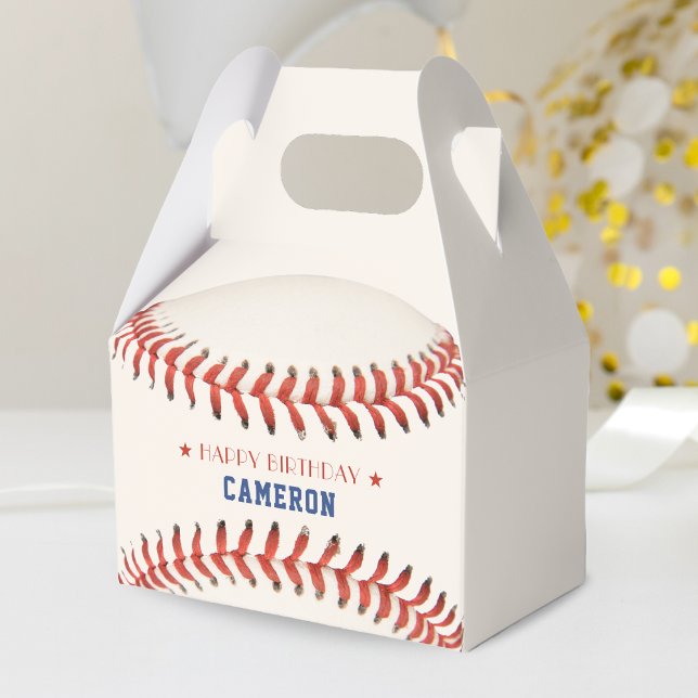 Ballotins Soirée de baseball Sport joyeuse fête d'anniversai (Baseball Softball Sport Happy Birthday Party Favor Box)