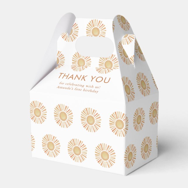 Ballotins Soleil Jaune soleil premier Boho Anniversaire Merc (Verso)