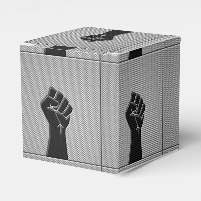 Ballotins Solidarity Fist Carbon Fiber Decor (Verso)