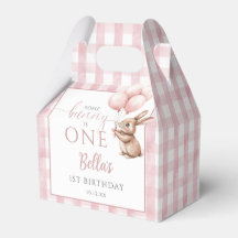Some Bunny Is One Pink Balloons 1st Birthday
