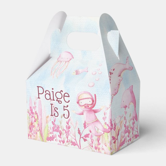 Ballotins Sous la boîte de préférence Sea Party 🐠 boîtes de (Verso)