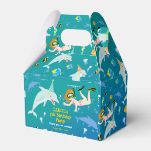 Ballotins Sous la mer dauphins et fête d'anniversaire fille