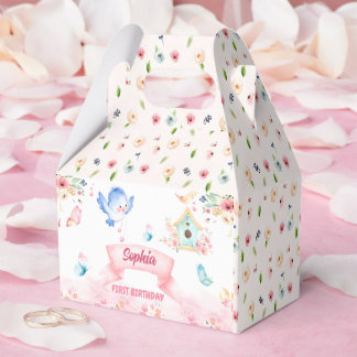 Ballotins Souvenir Box  Birthday Butterfly Garden