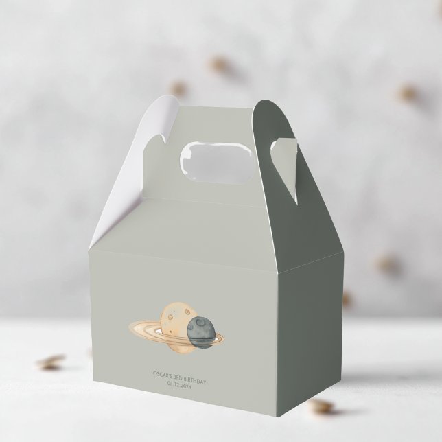 Ballotins "Space Adventure Watercolor Premier anniversaire (Créateur téléchargé)