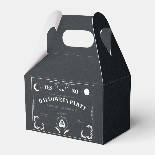 Ballotins Spirit Board Celestial Black & White Halloween (Verso)