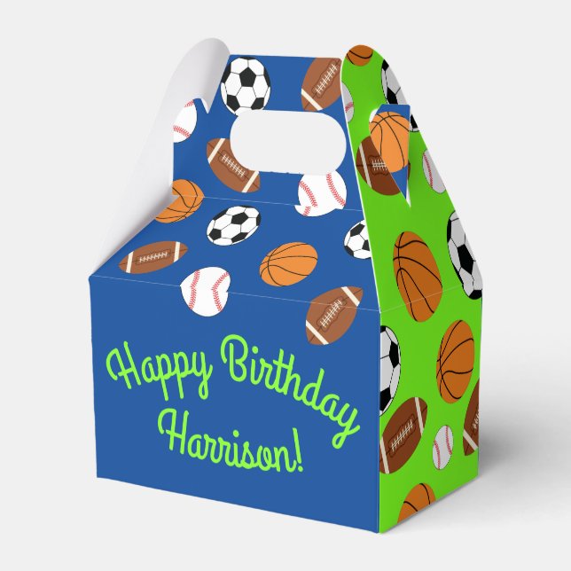 Ballotins Sports Anniversaire Fête Enfants mignonne (Arrière)