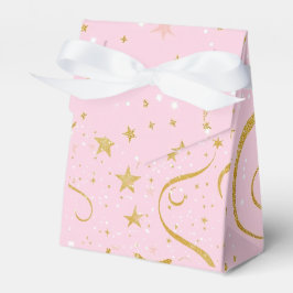 Ballotins Starry Gift - Boîte cadeau rose & or Star avec Lid