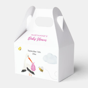 Ballotins Stores rustique avec Baby shower de fille d'abeill