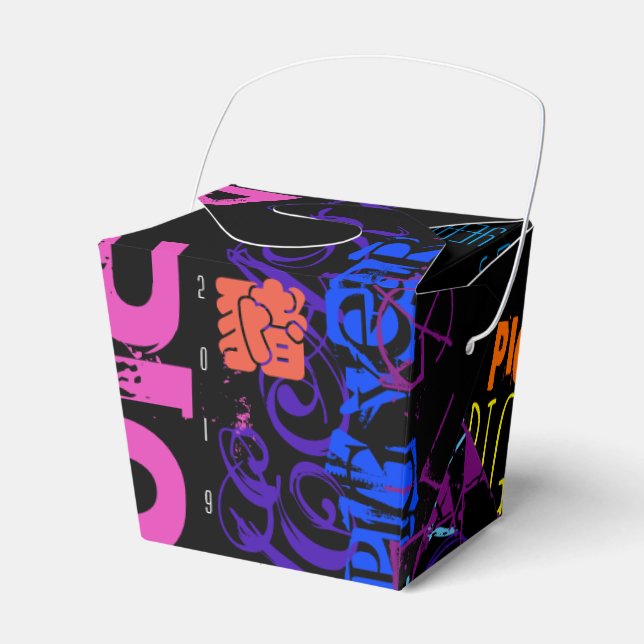 Ballotins Style Graffiti Répétition Cochon Année 2019 Sortir (Verso)
