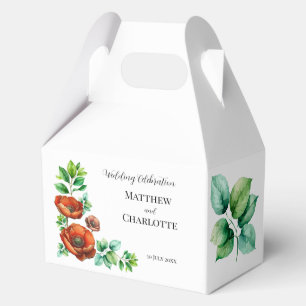 Ballotins Sublime aquarelle Coquelicots rouges dans un style
