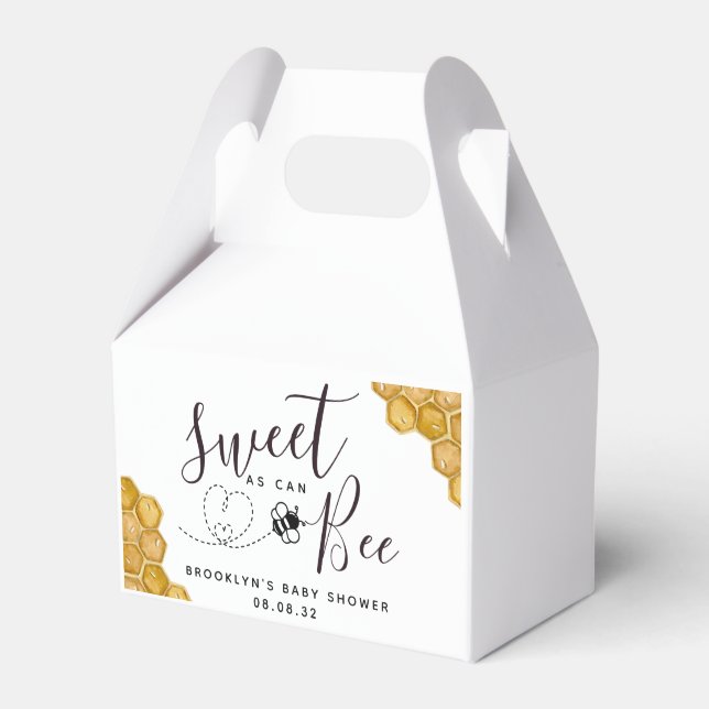Ballotins Sucré comme le Baby shower Can Bee (Verso)