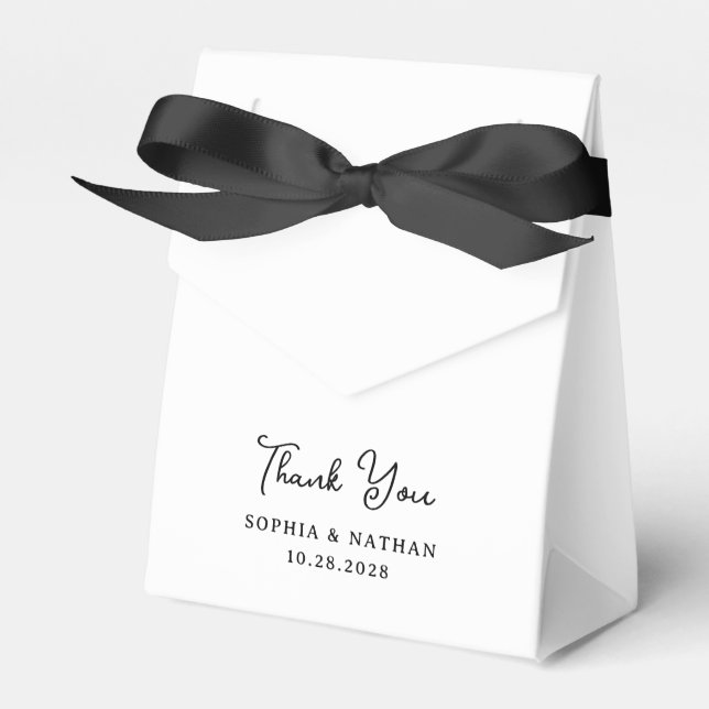 Ballotins Sucré et capricieux | Mariage noir et blanc (Verso)